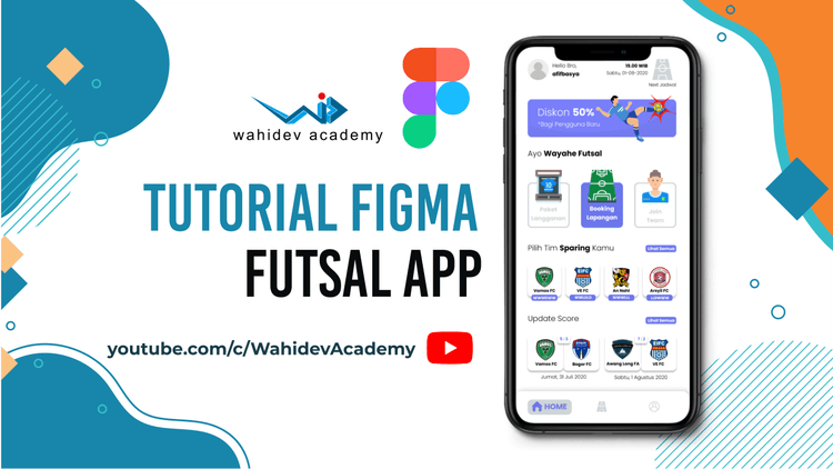 Tutorial Figma Indonesia (Futsal Mobile App)